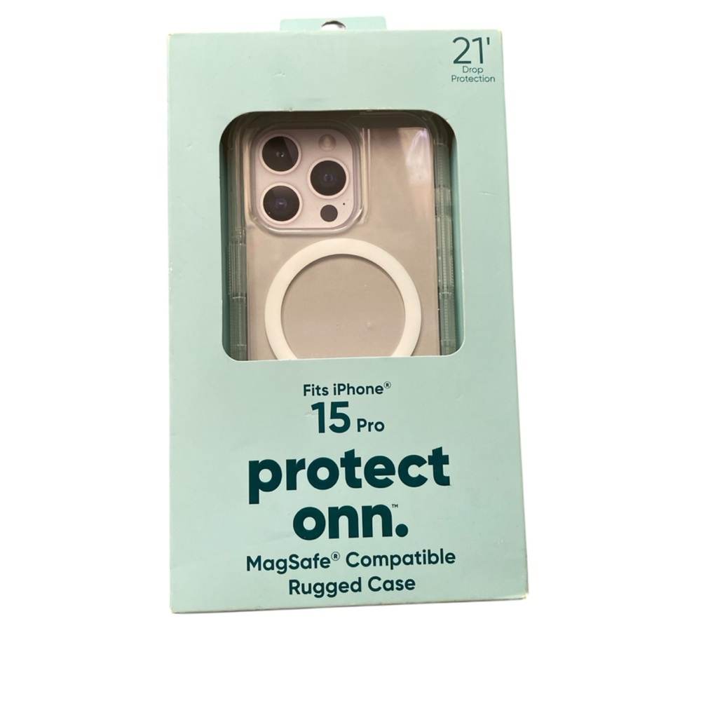 ONN iPhone 15 Pro Rugged Case FREE with Bundle Purchase